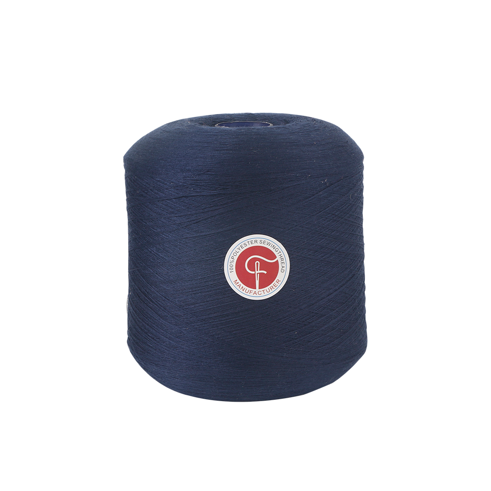 40s/2 TFO quality 100 polyester spun dyed yarn on plastic co